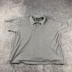 Palm Beach Resort Mens Large Resort Double‎ Mercerized Polo Rugby Golf Shirt